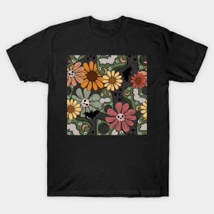 Batty Boho Flower Planchette T-Shirt